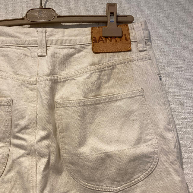 GANRYU(ガンリュウ)のGANRYU サルエル  パンツ　白　M メンズのパンツ(サルエルパンツ)の商品写真