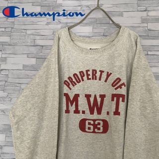 チャンピオン(Champion)のChampion チャンピオン スウェット トレーナー グレーL メンズ (トレーナー/スウェット)