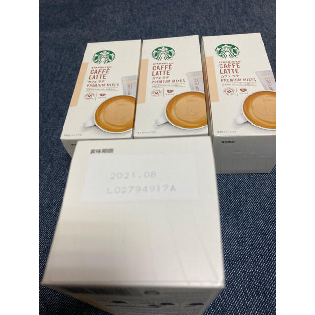 Starbucks Coffee(スターバックスコーヒー)のスターバックス プレミアムミックス　カフェラテ　4本入りの4セット 食品/飲料/酒の飲料(コーヒー)の商品写真