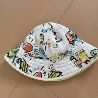 ビッツ(Bit'z)の専用！　　BIT'Z 車総柄　ベビー帽子　46cm(帽子)