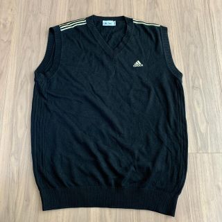 アディダス(adidas)のゴルフ用ベスト　adidas 黒(ベスト)