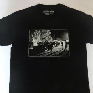 ヴァンズ(VANS)のUSA購入 バンズ【VANS】モノクロ フォトプリントTシャツUS S黒(Tシャツ/カットソー(半袖/袖なし))