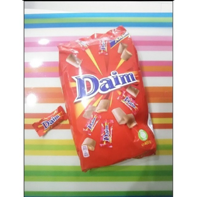 IKEA(イケア)のIKEA Daim ダイム ミルクチョコレート 食品/飲料/酒の食品(菓子/デザート)の商品写真