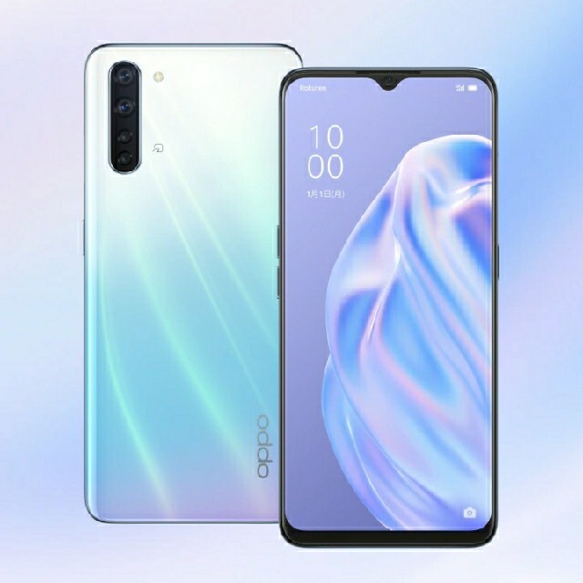 OPPO(オッポ)のOPPO Reno3 A ６G/128GB (ホワイト) 楽天モバイル 本体 スマホ/家電/カメラのスマートフォン/携帯電話(スマートフォン本体)の商品写真