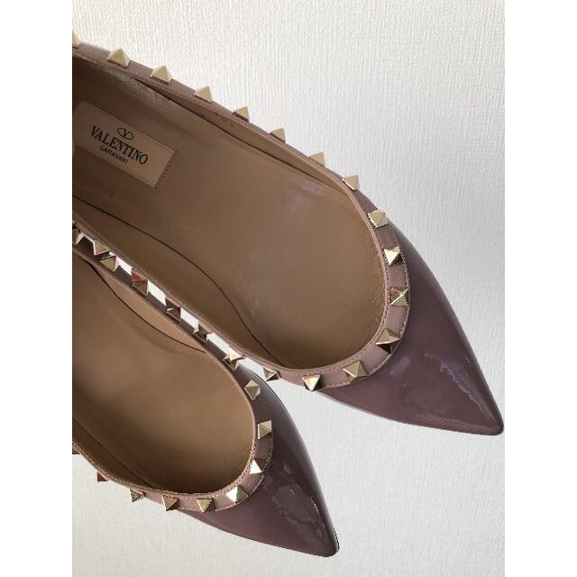 VALENTINO 25cm ロックスタッズパンプス