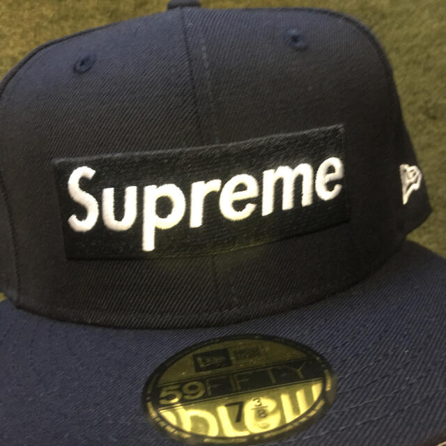 Supreme Box Logo New Era navy