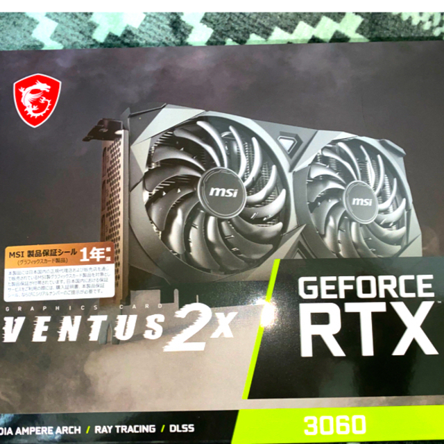 【新品未開封】GeForce RTX 3060 VENTUS 2X 12G OC PCパーツ