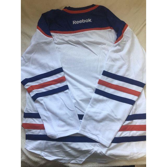 Reebok(リーボック)のEdmonton Oilers Jersey size M スポーツ/アウトドアのスポーツ/アウトドア その他(その他)の商品写真