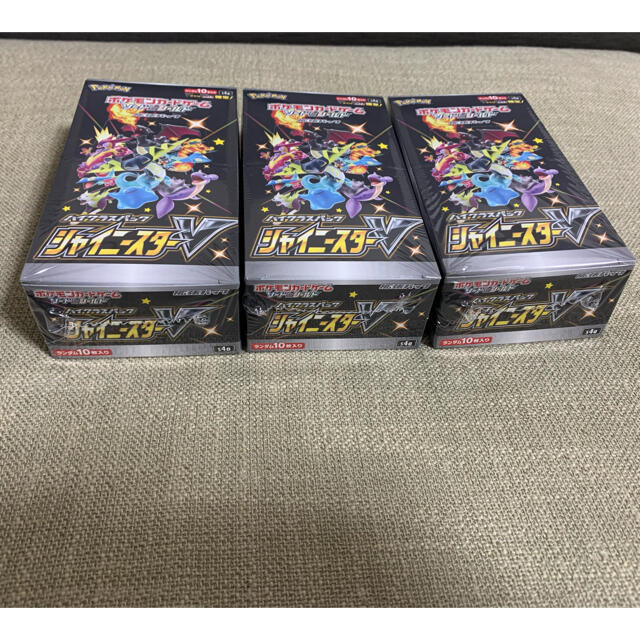 4BOX 新品未開封 ポケモン シャイニースターV BOX ボックス