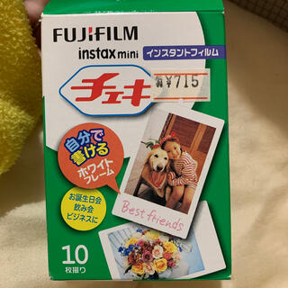フジフイルム(富士フイルム)の富士フィルム　instax mini チェキフィルム　10枚入り(フィルムカメラ)