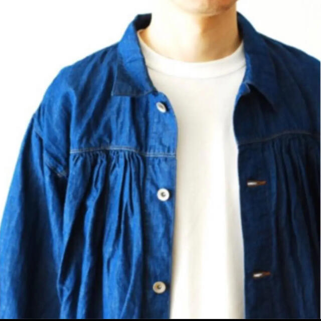 Needles(ニードルス)のneedles gathered jean jacket メンズのジャケット/アウター(Gジャン/デニムジャケット)の商品写真