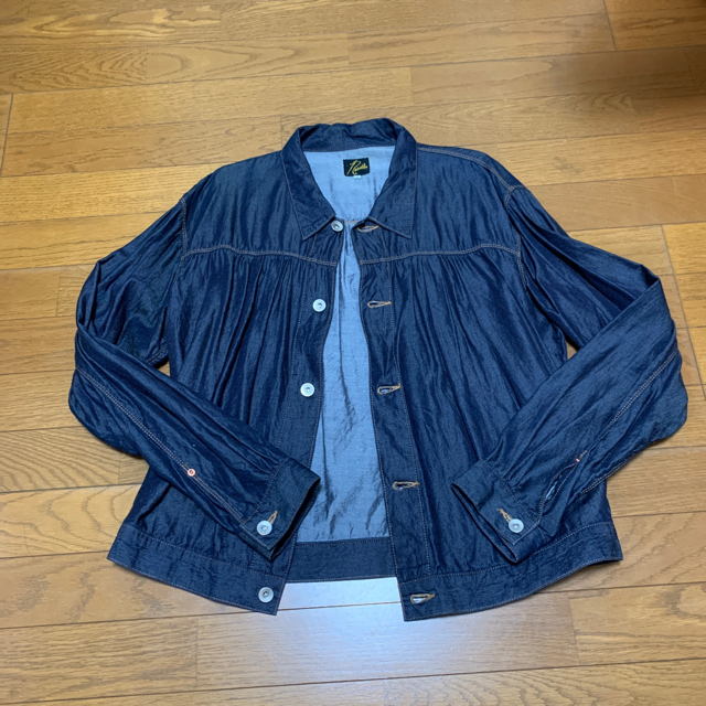 Needles(ニードルス)のneedles gathered jean jacket メンズのジャケット/アウター(Gジャン/デニムジャケット)の商品写真