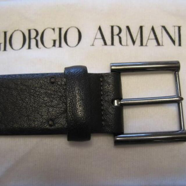 Giorgio レザーベルト 濃茶 48 ITの通販 by R’s shop|ジョルジオアルマーニならラクマ Armani - GIORGIO ARMANI コレクションモデル HOT新品
