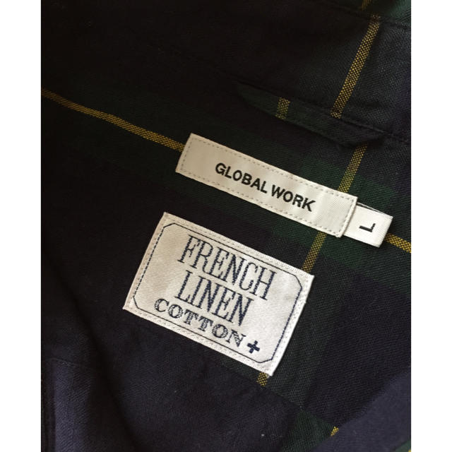 GLOBAL WORK(グローバルワーク)のグローバルワーク♡新品チェックシャツ メンズのトップス(シャツ)の商品写真