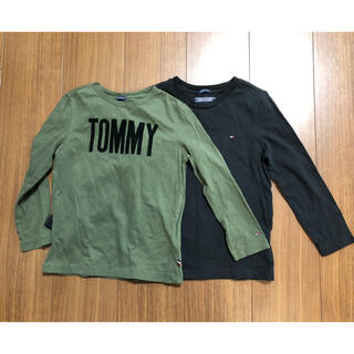 トミーヒルフィガー(TOMMY HILFIGER)のTOMMY HILFIGER キッズ長袖シャツ 110cm 2枚セット(Tシャツ/カットソー)