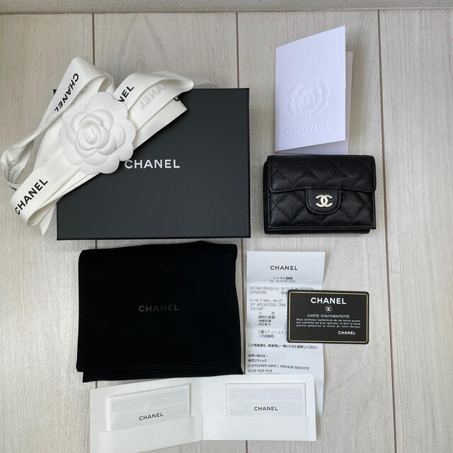 最新作の CHANEL - シャネル スモールウォレット 財布 銀座店購入 財布