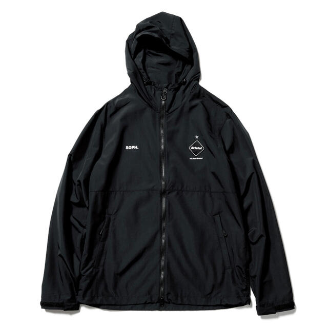 FCRB サイズM ブラックバンダナ NYLON HOODED BLOUSON