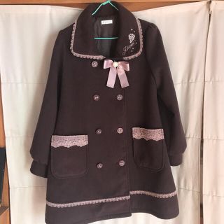 アクシーズファム(axes femme)のchocolatリボン コート(ロングコート)