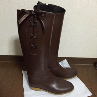 ダフナブーツ(Dafna Boots)の【送料込み・再値下げ】dafna レースアップレインブーツ(レインブーツ/長靴)