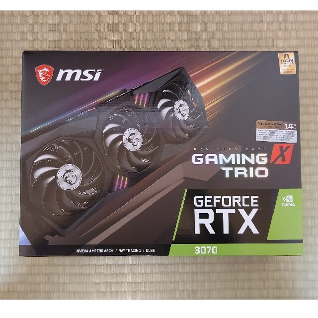 年中無休】 GeForce msi RTX3070 TRIO X GAMING PCパーツ - www