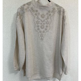 ザラ(ZARA)の新品未使用♡ZARA リネンブラウス(シャツ/ブラウス(半袖/袖なし))