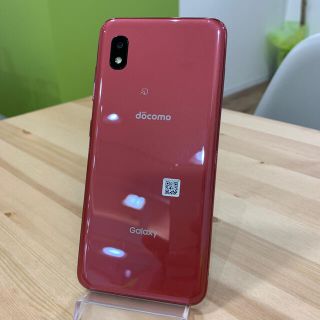 ギャラクシー(Galaxy)のGalaxy A21 SC-42A SIMロック解除済み レッド(スマートフォン本体)