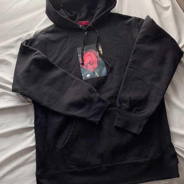 Supreme Araki Rose Hooded Sweatshirt 黒 L