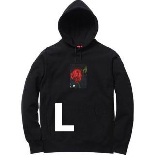 シュプリーム(Supreme)のSupreme Araki Rose Hooded Sweatshirt 黒 L(パーカー)