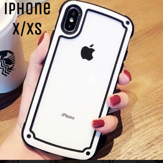 シンプル フレーム iPhoneケース【iPhoneX/XS モノトーン】(iPhoneケース)