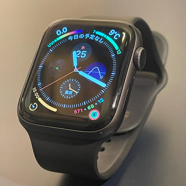 ほぼ新品　AppleWatch  series4 44mm ブラック　スポーツ