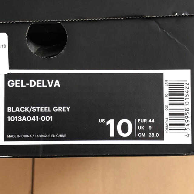 asics(アシックス)の新品 28.0cm ASICS x KIKO GEL DELVA ブラック メンズの靴/シューズ(スニーカー)の商品写真