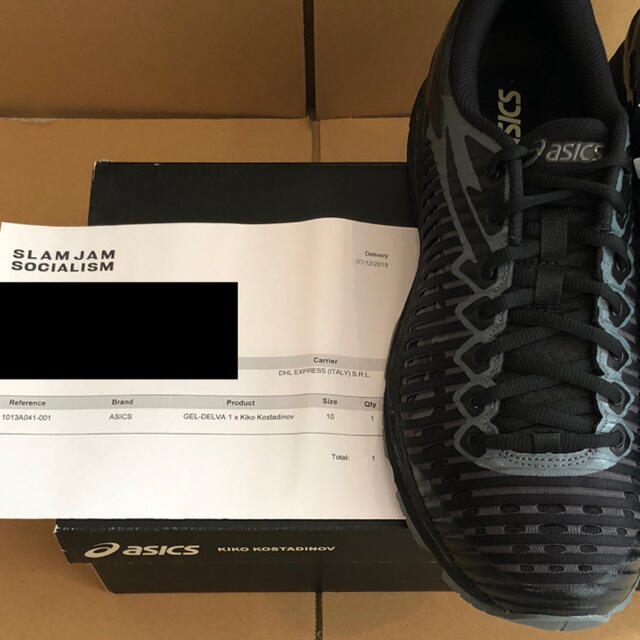 asics(アシックス)の新品 28.0cm ASICS x KIKO GEL DELVA ブラック メンズの靴/シューズ(スニーカー)の商品写真