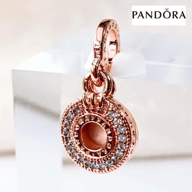 SWAROVSKI(スワロフスキー)の【新品】PANDORA パンドラ ダングルチャーム ローズゴールド 14K レディースのアクセサリー(チャーム)の商品写真