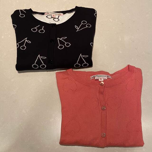 Bonpoint(ボンポワン)のボンポワン☆カーディガン☆2点セット☆size6 キッズ/ベビー/マタニティのキッズ服女の子用(90cm~)(カーディガン)の商品写真