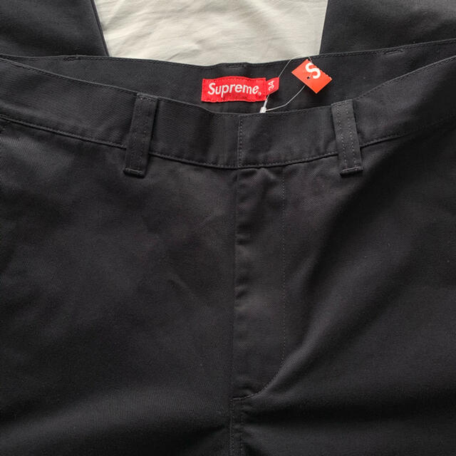 Supreme(シュプリーム)のsupreme work pant 黒 34 メンズのパンツ(ワークパンツ/カーゴパンツ)の商品写真