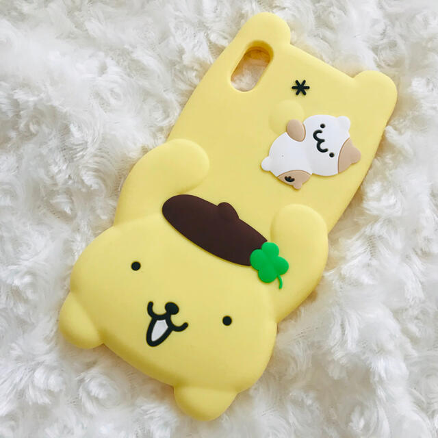 ポムポムプリン(ポムポムプリン)の★在庫あと1点！大特価★サンリオ ポムポムプリン iPhoneXSMAXケース スマホ/家電/カメラのスマホアクセサリー(iPhoneケース)の商品写真