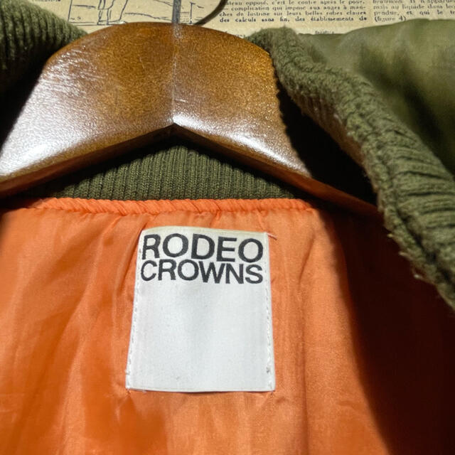 RODEO CROWNS(ロデオクラウンズ)のRODEO CROWNS ロデオクラウンズ MA-1 フライトジャケット M レディースのジャケット/アウター(ナイロンジャケット)の商品写真