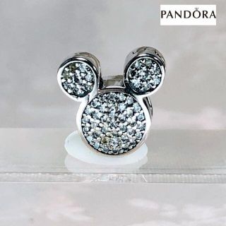 スワロフスキー(SWAROVSKI)の限定発売品 PANDORA パンドラ チャーム クリップ ディズニー ミッキー(チャーム)