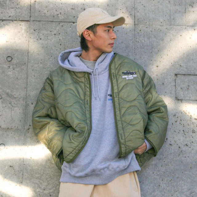 wind and sea ウィンダンシー QUILTING JACKET