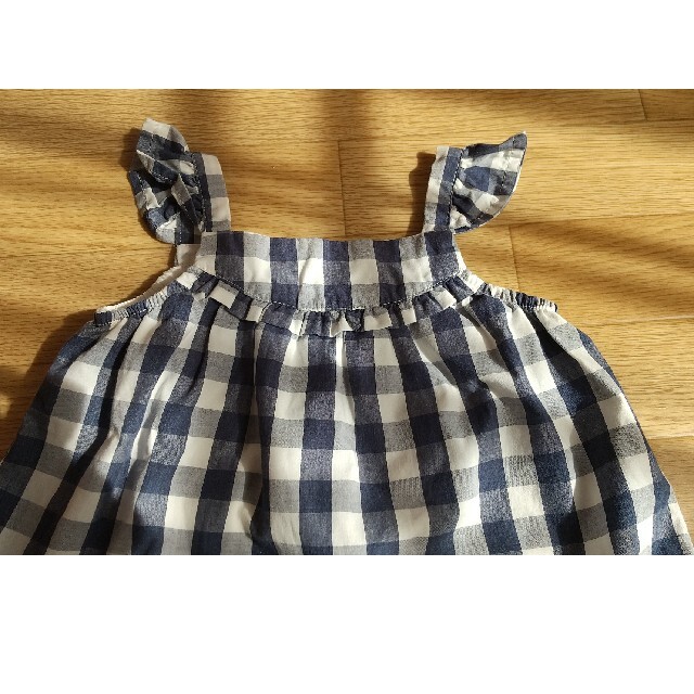 babyGAP(ベビーギャップ)の専用！二枚セットレギンス&GAPギンガムチェックワンピースsize90 キッズ/ベビー/マタニティのキッズ服女の子用(90cm~)(ワンピース)の商品写真