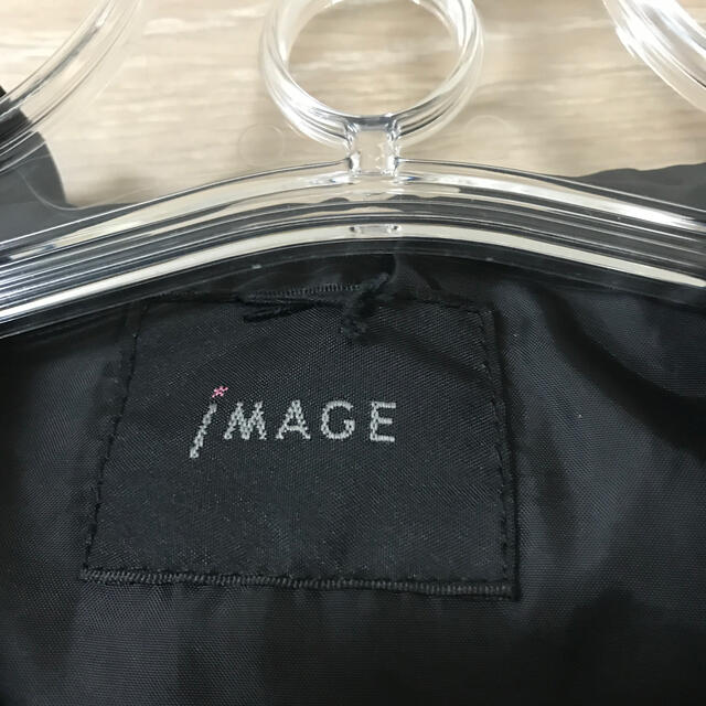 IMAGE(イマージュ)のファー付きポンチョコート レディースのジャケット/アウター(ポンチョ)の商品写真