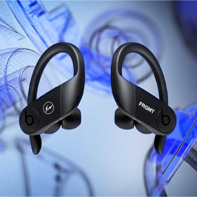 Beats by Dr Dre(ビーツバイドクタードレ)のfragment design × beats Powerbeats pro スマホ/家電/カメラのオーディオ機器(ヘッドフォン/イヤフォン)の商品写真