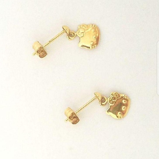 通販激安】 サンリオ キティ 18K ピアス - ピアス(両耳用) - revista ...