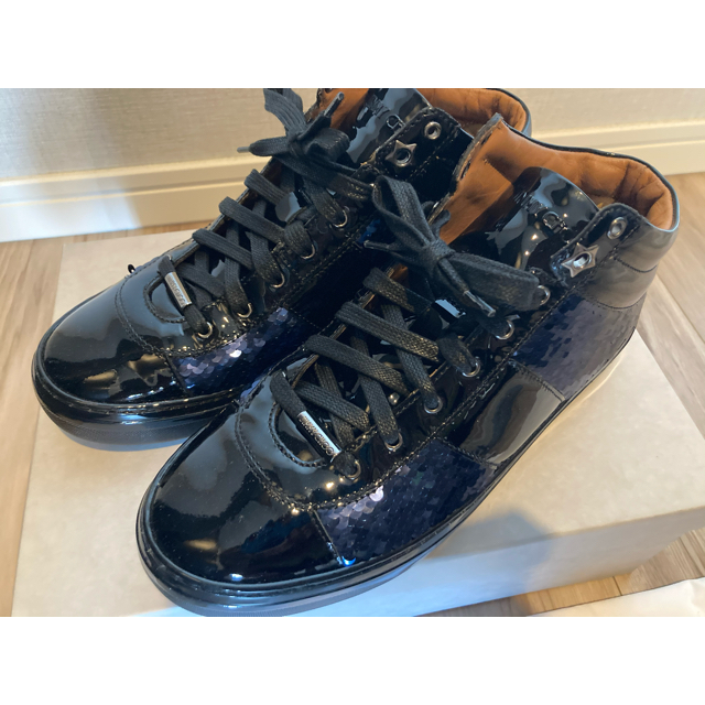 【超美品】JIMMY CHOO スパンコールスニーカー