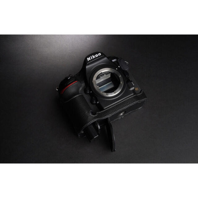 本革カメラケース Nikon ニコン D850用 ブラック デジタル一眼