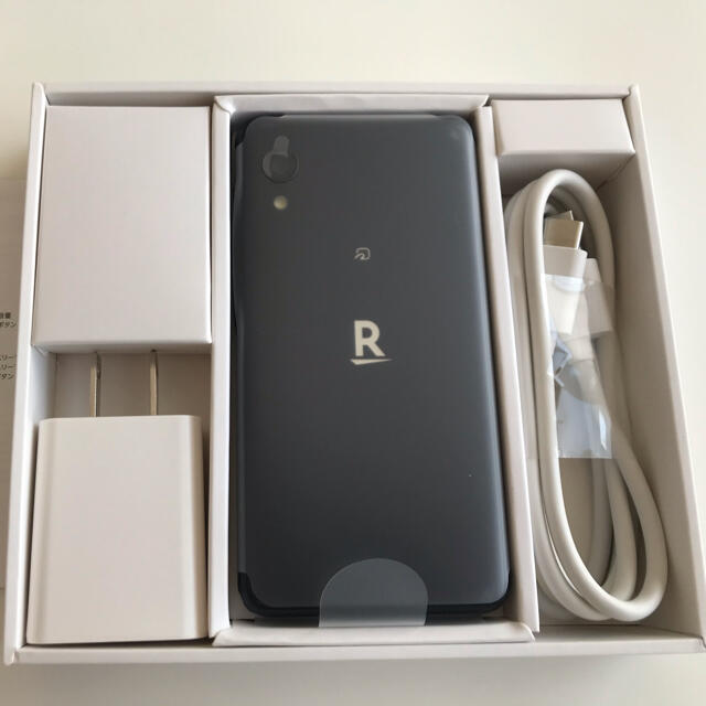 Rakuten(ラクテン)の楽天ミニ Rakuten MINI ブラック(未使用) スマホ/家電/カメラのスマートフォン/携帯電話(スマートフォン本体)の商品写真