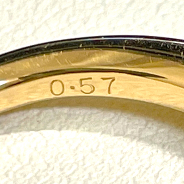 ☆K18PG ブラウンダイヤ0.57ctリング☆ レディースのアクセサリー(リング(指輪))の商品写真