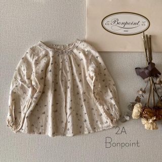 ボンポワン(Bonpoint)のBonpoint ボンポワン｜アンティーク小花✾ブラウス*̩̩̥୨୧˖   (ブラウス)