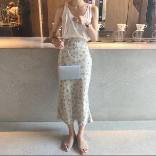 フレイアイディー(FRAY I.D)の3/10まで vintage bouquet skirt(ロングスカート)