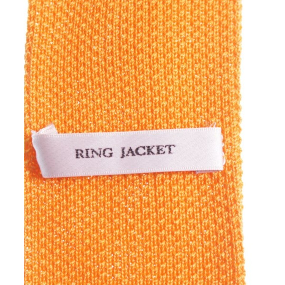 RING JACKET(リングヂャケット)のRING JACKET リングジャケット ネクタイ - オレンジ 【古着】【中古】 メンズのファッション小物(ネクタイ)の商品写真